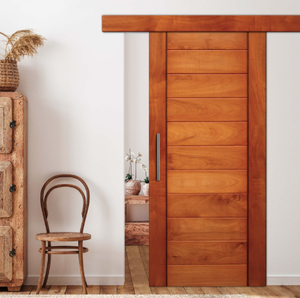 Porte coulissante en bois massif pour espaces compacts - Product Image 2