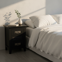 Mesa Auxiliar con 2 Cajones, Mesa de Centro para Sala de Estar, Muebles para el Hogar, Muebles de Madera, Venta al por Mayor, OEM, ODM