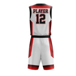 Personnalisé Personnalisable Pas Cher 100% Polyester Réversible Basketball Jersey Respirant Formation Basketball Uniforme Ensemble pour Hommes - Product Image 2