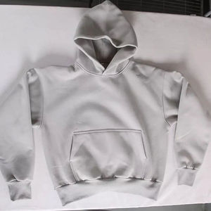 Sudadera con capucha cómoda de algodón 100% con cuello redondo y lavado ácido para gimnasio, sudadera corta de manga larga con efecto tie-dye personalizado para mujer - Product Image 6