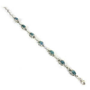 925 <b>Silver</b> Aquamarine <b>Bracelet</b> for <b>Women</b> Trendy Gemstone Jewelry - Product Image 3