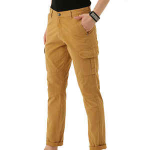 Pantalon cargo pour hommes fabriqué en tissu extensible pour faciliter les mouvements et la flexibilité Pantalon cargo polyvalent pour hommes - Product Image 2