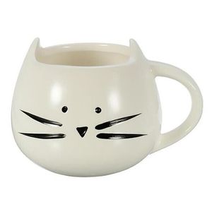 400ml gato Animal dibujos animados cerámica café leche taza creativa arcilla tazas con cuchara lavavajillas y microondas seguro - Product Image 5