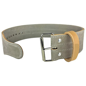 เข็มขัดยกน้ำหนักหนังวัวสำหรับยิมฟิตเนส - Product Image 4