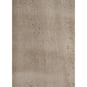 Alfombra Kavi Ivory de Lana y Seda de Bambú Anudada a Mano, Color Sólido, Rectangular, para Pasillo, Diseño Teoría del Caos, Tejido Artesanal -Esk-316(Fr) - Product Image 3