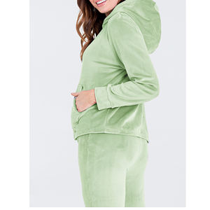 Newest Soft and Comfortable OEM Accept <b>Hoodie</b> <b>Velvet</b> Cheap Custom Zipper <b>Hoodie</b> Sweatshirts and Joggers Sets - Product Image 5