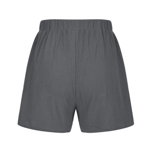 ¡Novedad de 2025! Pantalones cortos de gimnasio de algodón para mujer, pantalones cortos deportivos de entrenamiento para correr con logotipo personalizado para mujer - Product Image 3