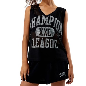 Camisetas Americanas Transpirables para Uso Casual, Camisetas Holgadas y Elegantes de Estilo Holgado, Camisetas Ligeras de Malla para Mujer - Product Image 1