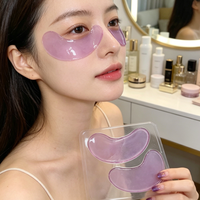 Patchs hydrogel pour les yeux au collagène cristallin, doux et non irritants, personnalisables OEM/ODM, marque privée