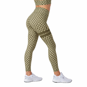 Leggings de sublimation pour femmes les plus populaires en gros personnalisés Vêtements de sport actifs Marque privée Leggings imprimés - Product Image 2