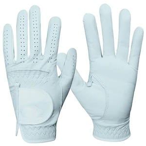 Guantes de cuero Cabretta de calidad superior para niños Guantes de golf de cuero suave y genuinos unisex transpirables para deportes - Product Image 1