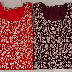 Conjunto de Kurta de Georgette con Bordado Zarkan en Toda la Prenda, Estilo Plazo Gharara, con Bolso a Juego, para Fiesta, de Alta Demanda, Ropa Étnica Reciclada - Product Image 1