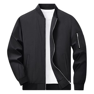 Chaqueta de Bombardero a prueba de viento Chaqueta informal Outwear Chaqueta de hombre Cortavientos ligero con 5 bolsillos Ropa de calle - Product Image 3