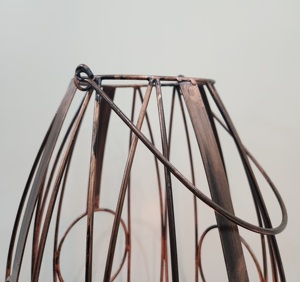 Linterna grande de Metal Vintage con marco de alambre y portavelas de Pilar Decoración del hogar de alta demanda para Navidad - Product Image 3