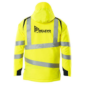 Ropa de Trabajo con Franja Reflectante para Trabajadores de Saneamiento, Ropa de Forro Polar a Prueba de Frío, Trajes Masculinos, Conjunto de Uniforme a Bajo Precio - Product Image 2