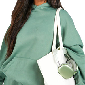 Conjunto Deportivo de Invierno para Mujer, Talla Grande, con Capucha, Informal, Holgado, con Logotipo, Grueso, de Dos Piezas, para Entrenamiento y Jogging - Product Image 4