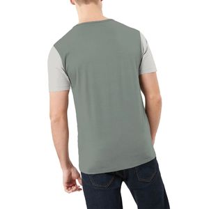 Camiseta de poliéster y algodón pima para hombre, ropa lisa de gran tamaño con logotipo, a la medida, barata, venta al por mayor - Product Image 2