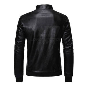 Chaqueta de Cuero para Hombre de Nuevo Diseño, Chaqueta de Cuero para Hombre con Color Personalizado, Chaqueta de Cuero para Hombre de Moda Urbana de Invierno - Product Image 2