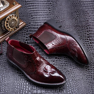 Chaussures habillées de luxe en cuir véritable pour hommes – Chaussures officielles en cuir de vachette pour affaires, style Oxford classique, pour mariage et bureau - Product Image 4