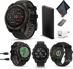Reloj Inteligente Deportivo Multifuncional Fenix 8 con GPS, Pantalla AMOLED de 47 mm y Cristal de Zafiro Premium - Product Image 4