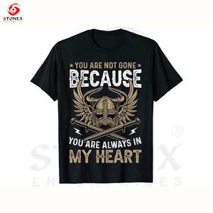 เสื้อยืดผ้าฝ้ายพิมพ์ลาย Dtg เสื้อยืด250gsm บ็อกซี่300จีเอสเอ็ม100% - Product Image 3