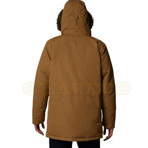 Parka à capuche de couleur unie, prix abordable, parka à capuche légère - Product Image 2