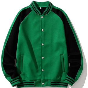 แจ็กเก็ตขนสัตว์และขนลงสำหรับผู้ชายแจ็กเก็ตหลากหลายตัวอักษรทำตามสั่งขนาดพิเศษ - Product Image 1