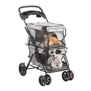 TH-PSP-116 Vietnam chariot pour animaux de compagnie modèle classique bas prix américain Standard poussette pour animaux de compagnie Cage chariot pour animaux de compagnie transporteur - Product Image 1