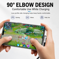 Câble USB-C tressé ultra-court 0,3 m à chargement rapide avec conducteur en cuivre pur pour transfert de données et téléphones mobiles, personnalisable avec logo