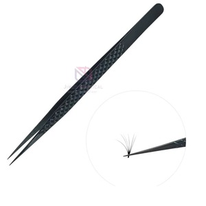 Pinzas para Pestañas de Acero Inoxidable de Alta Calidad Hechas a Medida, Modelo JI-2022, Reutilizables, Servicio OEM al por Mayor para Salones de Belleza - Product Image 1