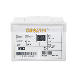 Portadocumenti con flap protettivo, magnetico, DIN A5 orizzontale, Bianco, 4 strisce magnetiche, 10 pz. / confezione.- SD4M/5111 - Product Image 1