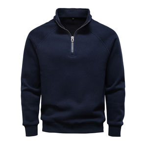 <b>Men</b> Pullover Sweatshirt Winter <b>Thermal</b> Sweater Hooded Zipper Slim Fit Cotton <b>Top</b> <b>for</b> Autumn - Product Image 3