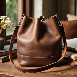 Bolsos de mensajero de cuero de mujer de moda de diseño europeo y americano simple moderno con logotipo de cejas al mejor precio - Product Image 2