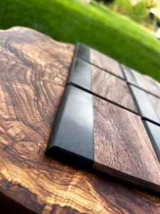 Sous-verres en résine et en bois de qualité supérieure avec finition durable, parfaits pour les acheteurs en gros et le marché des cadeaux d'entreprise de luxe - Product Image 3