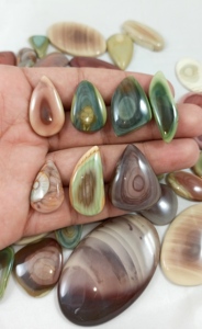 Cabochon en vrac de jaspe impérial naturel fait à la main perle de cristal pierre précieuse pour la fabrication de bijoux en gros - Product Image 6