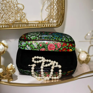 Handcrafted Elegant <b>Paper</b> Mache Jewelry & Trinket <b>Boxes</b> Timeless <b>Storage</b> with Artistic Charm - Product Image 1