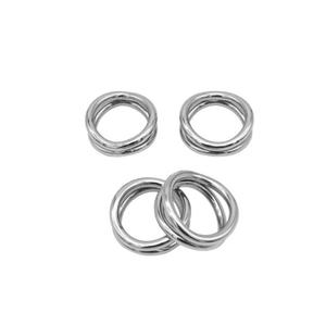 Anillo de acero inoxidable para servilletas, venta al por mayor, a granel, anillos de Metal y plata para mesa - Product Image 1