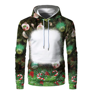 เสื้อมีฮู้ดผ้าฝ้าย100% พิมพ์ลายกวางเกล็ดหิมะออกแบบได้ตามต้องการตัวละครคริสต์มาส - Product Image 1