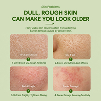 Sérum hydratant doux au collagène de cactus OEM avec acide hyaluronique, apaisant, anti-âge et exfoliant pour le visage