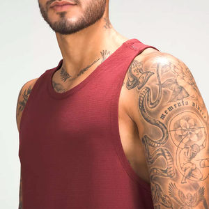 Camiseta sin Mangas para Hombre de Alta Calidad, 100% Algodón, Ecológica, de Secado Rápido, Estilo Urbano Personalizable para Hombres Adultos - Product Image 3