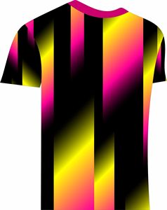 Máquina de impresión de camisetas, Camiseta de cuello redondo de poliéster sublimado para hombres, sublimación personalizada de 170 Gsm, cuello redondo - Product Image 6