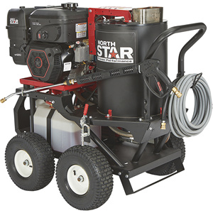 Brand New 3500-<b>PSI</b> 4GPM, Hot-Water Pressure-Washer with Saturated-Vapour-Function, Engine-Driven Mass-Cleaning System - Product Image 4