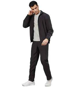 Survêtement de haute qualité avec logo personnalisé streetwear survêtement à capuche uni à manches longues pour hommes - Product Image 4