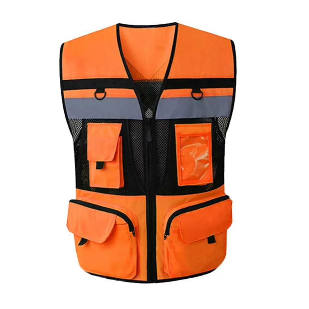 Direct wholesale Multi Function security safety vest reflective Hi Visibility vest Reflective Safety vest