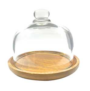 Wood Platter <b>Cake</b> <b>Stand</b> Wood <b>Cake</b> <b>Stand</b> with Dome in Good Price From Manufacturer Wholesale Supplier - Product Image 6