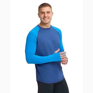 Nueva Camiseta Deportiva para Hombre, Manga Raglán, Cuello Redondo, Personalizable, Transpirable, Antibacteriana, Protección UV, 100% Poliéster - Product Image 1
