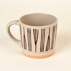 Ensemble de 2 tasses à café en céramique de style nordique, fabriquées à la main avec des fonctionnalités pratiques, compatibles lave-vaisselle et micro-ondes, Carto - Product Image 4