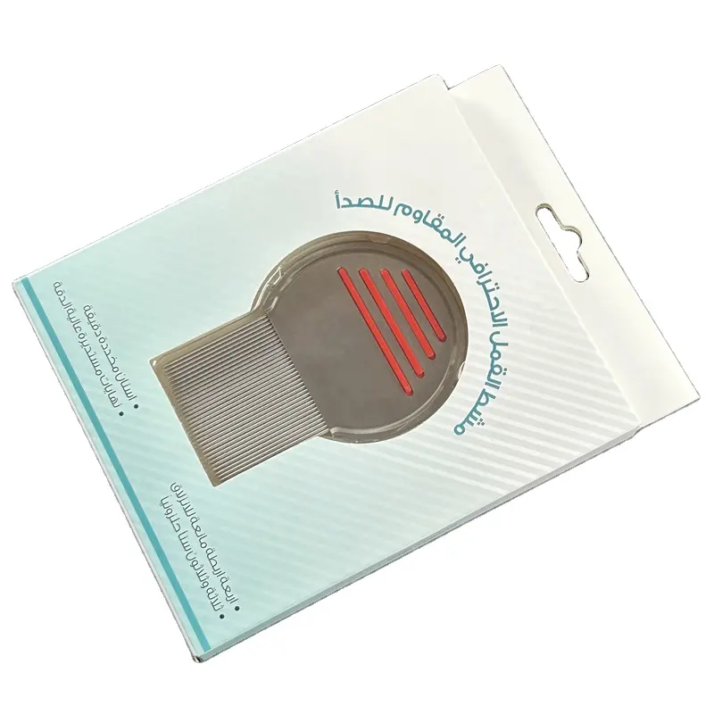 Xilong סיטונאי מותאם אישית נייר כרטיס נייר קולב תיבת אריזת מתנה עם חלון ברור
