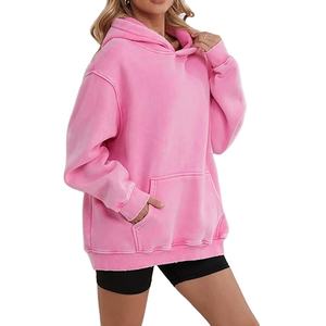 Sweat à capuche femme Qualité personnalisée Nouvel hiver Lavage à l'acide Pull à capuche quantité minimale de commande bas Sweat à capuche imprimé homme - Product Image 1