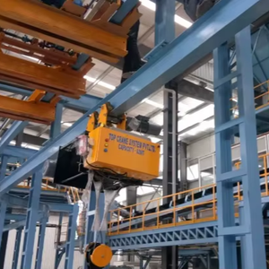 Pont roulant électrique à poutre simple 5 tonnes, avec palan à chaîne robuste pour levage industriel, nouveau modèle en acier avec télécommande - Product Image 1